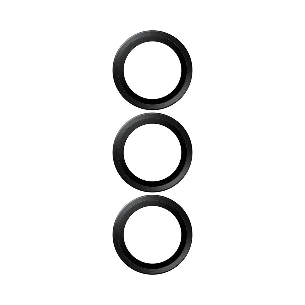 Samsung Galaxy S26 / S26+ (Plus) PanzerGlass Hoops - Kamerabeskyttelse - Gennemsigtig / Sort Kant