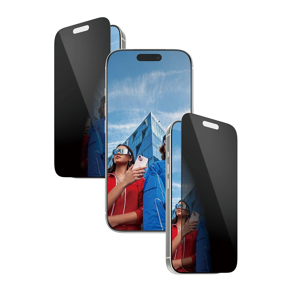 PanzerGlass iPhone 17 Pro 2-Way Privacy Skærmbeskyttelse - Ultra-Wide Fit - Gennemsigtig - (DEMO)