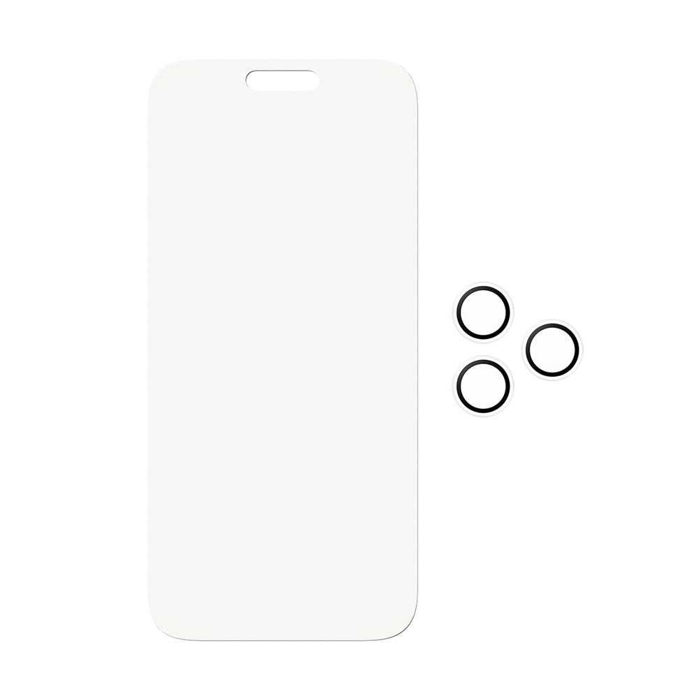 PanzerGlass iPhone 17 Pro Max 2-in-1 Classic Bundle - Skærmbeskyttelse + Kameralinsebeskyttelse - Gennemsigtig