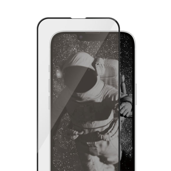 iPhone 17e / 16e / 14 / 13 / 13 Pro PanzerGlass Ceramic Ultra-Wide Fit Skærmbeskyttelsesglas - FastFit In-A-Box - Gennemsigtig