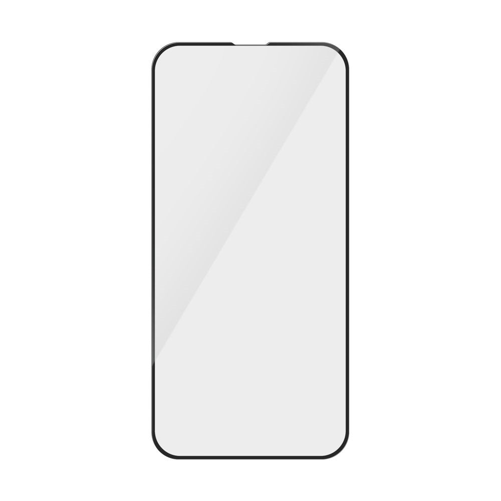 iPhone 17e / 16e / 14 / 13 / 13 Pro PanzerGlass Ceramic Ultra-Wide Fit Skærmbeskyttelsesglas - FastFit In-A-Box - Gennemsigtig