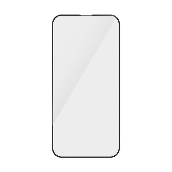 iPhone 17e / 16e / 14 / 13 / 13 Pro PanzerGlass Ceramic Ultra-Wide Fit Skærmbeskyttelsesglas - FastFit In-A-Box - Gennemsigtig
