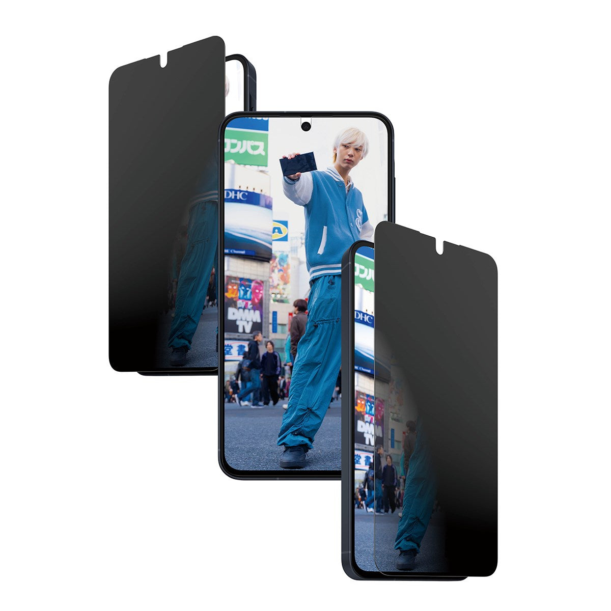 Samsung Galaxy A57 PanzerGlass 2-Way Privacy Skærmbeskyttelse m. EasyAligner - Gennemsigtig