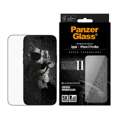 PanzerGlass iPhone 17 Pro Max Ceramic Skærmbeskyttelse m. EasyAligner - Ultra Wide Fit - Gennemsigtig