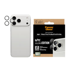 PanzerGlass iPhone 17 Pro / 17 Pro Max / 16 Pro / 16 Pro Max Hoops Kameralinsebeskyttelse m. Installationsramme - Gennemsigtig