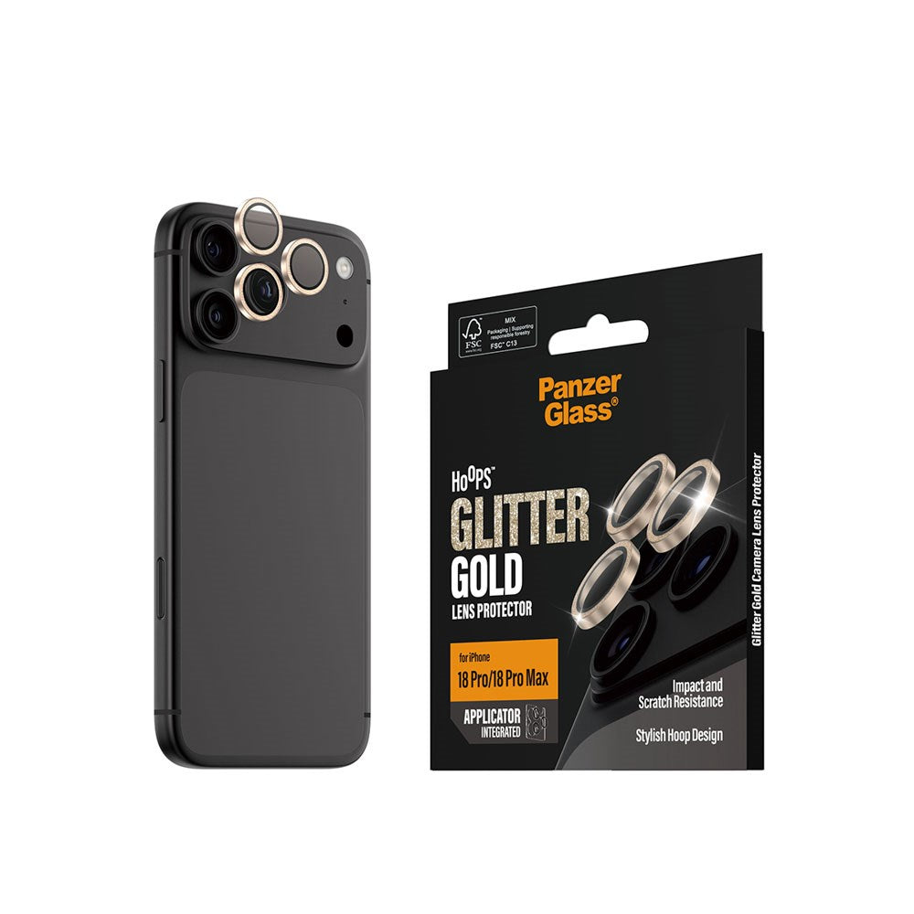 iPhone 18 Pro / Pro Max PanzerGlass Hoops - Kamerabeskyttelse - Guld