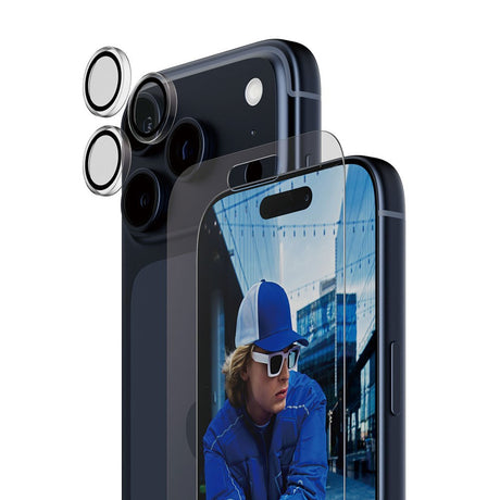 PanzerGlass iPhone 17 Pro 2-in-1 Classic Bundle - Skærmbeskyttelse + Kameralinsebeskyttelse - Gennemsigtig