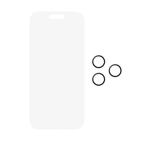 PanzerGlass iPhone 17 Pro 2-in-1 Classic Bundle - Skærmbeskyttelse + Kameralinsebeskyttelse - Gennemsigtig