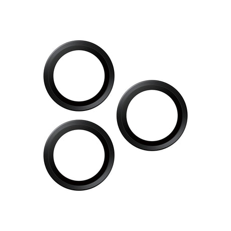 PanzerGlass iPhone 17 Pro / 17 Pro Max / 16 Pro / 16 Pro Max Hoops Kameralinsebeskyttelse m. Installationsramme - Sort