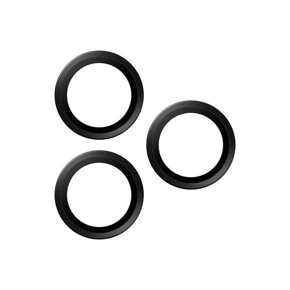 PanzerGlass iPhone 17 Pro / 17 Pro Max / 16 Pro / 16 Pro Max Hoops Kameralinsebeskyttelse m. Installationsramme - Sort