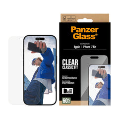 PanzerGlass iPhone Air Skærmbeskyttelsesglas m. EasyAligner - Classic Fit - Gennemsigtig