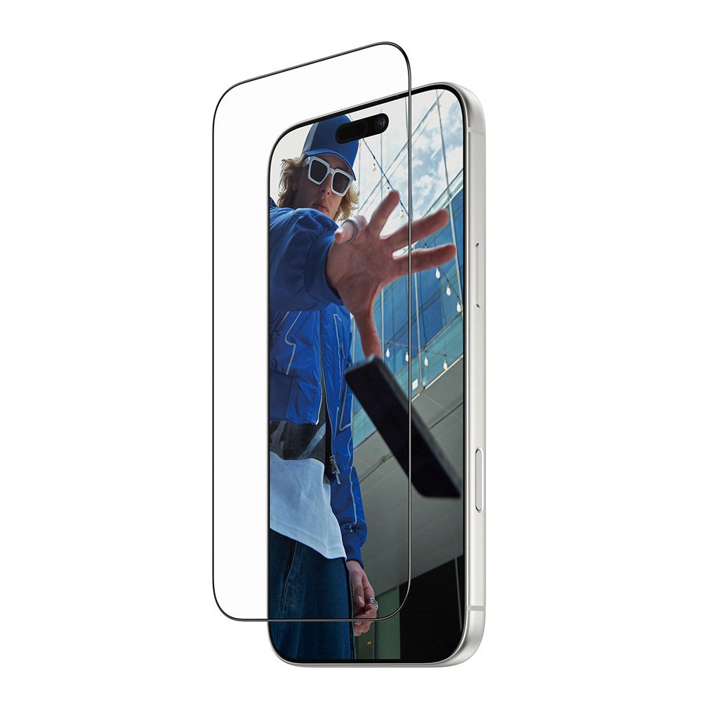 PanzerGlass iPhone 17 Pro Max Skærmbeskyttelsesglas m. FastFit In-A-Box - Ultra Wide Fit - Gennemsigtig