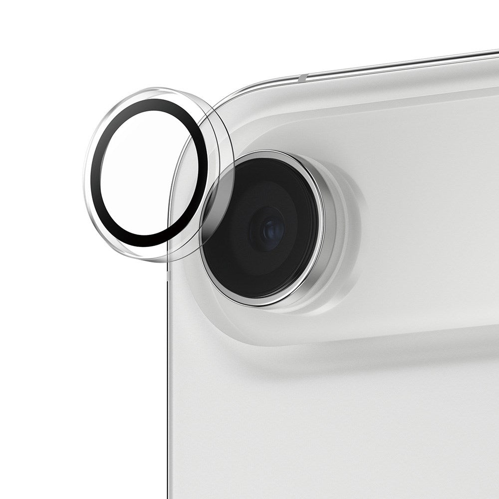 PanzerGlass iPhone Air Hoops Kameralinsebeskyttelse m. Installationsramme - Gennemsigtig