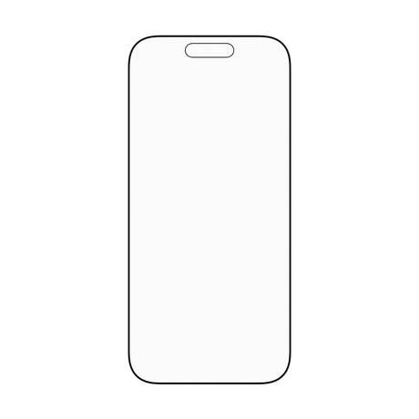 PanzerGlass iPhone 17 / 16 Pro Stealth Skærmbeskyttelse - Ultra-Wide Fit - Gennemsigtig / Sort Kant