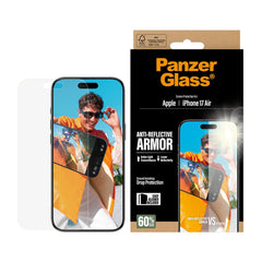PanzerGlass iPhone Air Ultra Wide Fit Skærmbeskyttelse m. EasyAligner - Anti-Reflective - Gennemsigtig