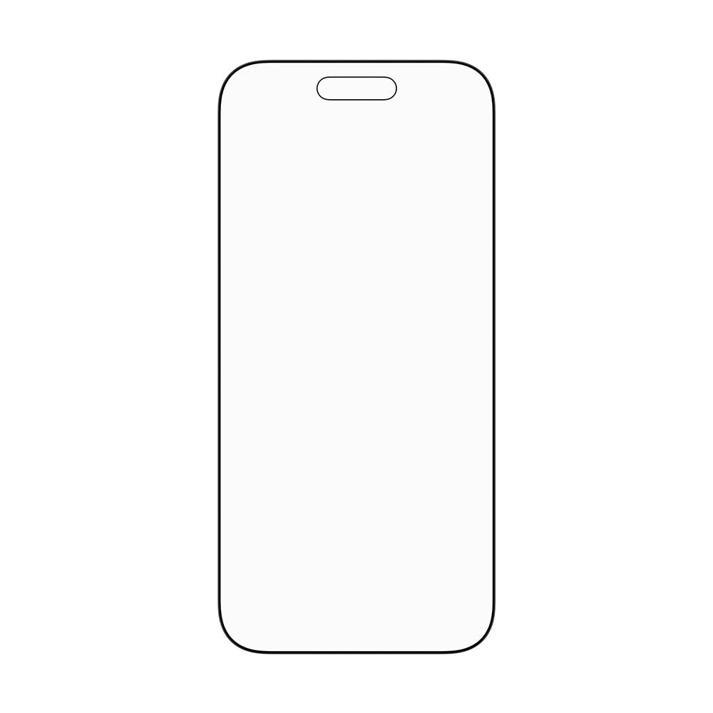 PanzerGlass iPhone Air Stealth Skærmbeskyttelse - Ultra-Wide Fit - Gennemsigtig / Sort Kant