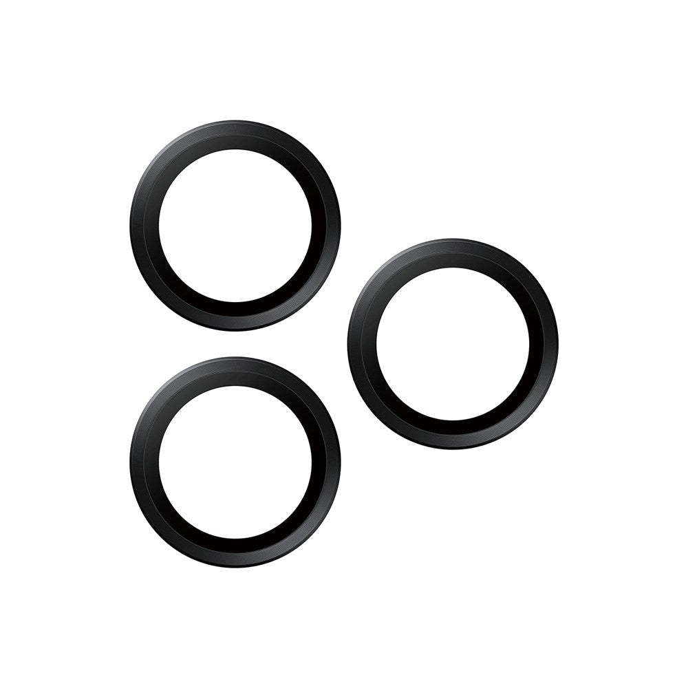 PanzerGlass iPhone 17 Pro / 17 Pro Max / 16 Pro / 16 Pro Max Ceramic Hoops Kameralinsebeskyttelse m. Installationsramme - Sort