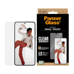 Samsung Galaxy S26+ (Plus) PanzerGlass Skærmbeskyttelsesglas m. EasyAligner - Ultra Wide Fit - Gennemsigtig