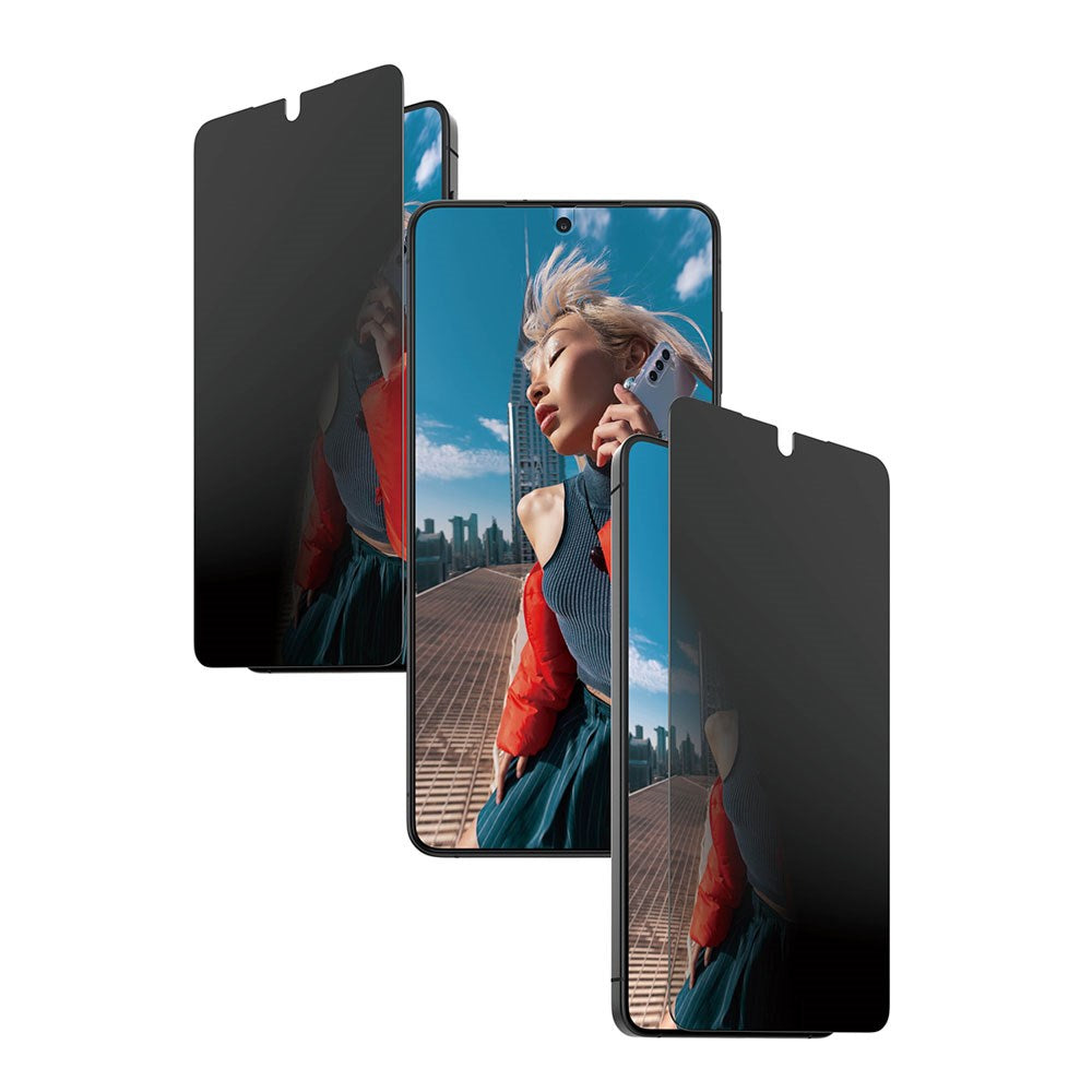 Samsung Galaxy S26+ (Plus) PanzerGlass 2-Way Privacy Skærmbeskyttelse m. EasyAligner - Gennemsigtig