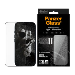 PanzerGlass iPhone 17 Pro Ceramic Skærmbeskyttelse m. EasyAligner - Ultra Wide Fit - Gennemsigtig