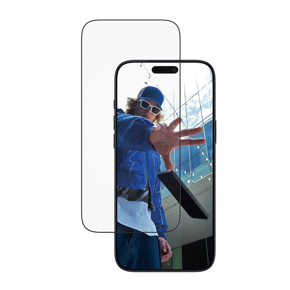 PanzerGlass iPhone 17 Pro Max Skærmbeskyttelsesglas m. EasyAligner - Ultra Wide Fit - Gennemsigtig