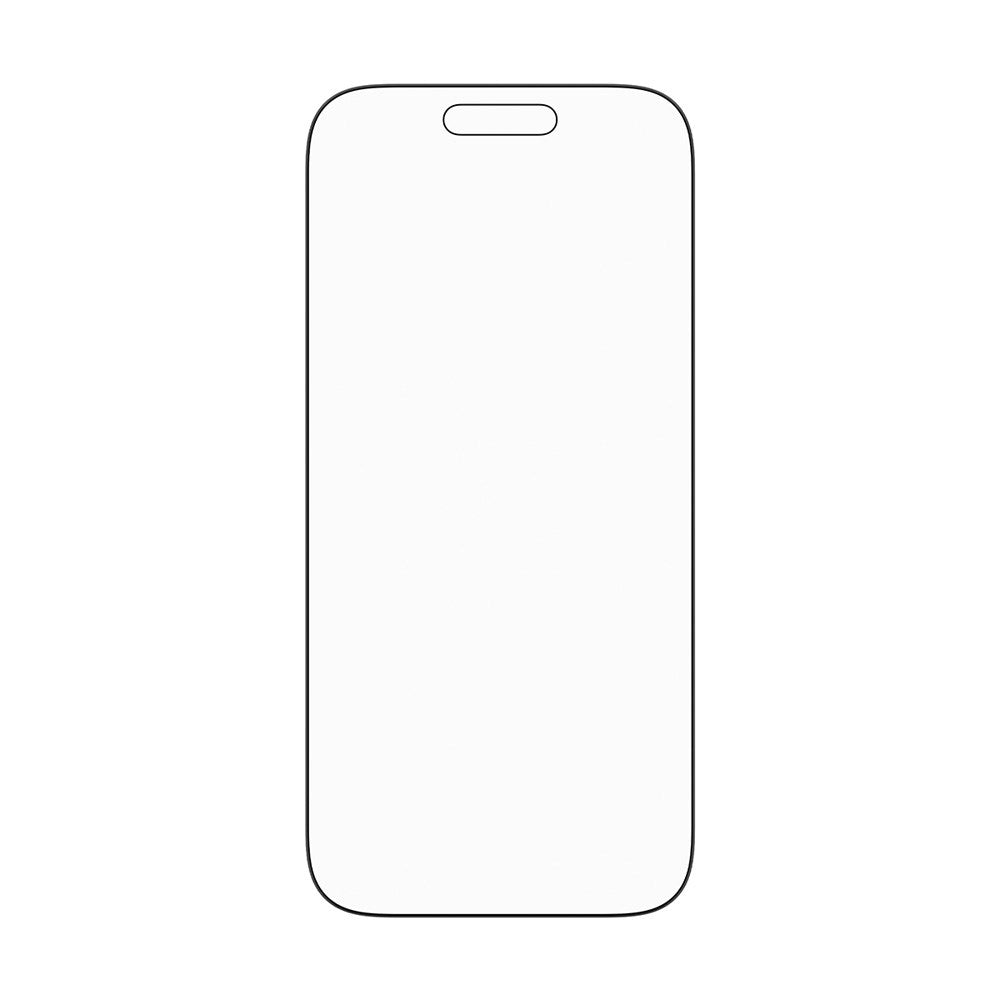 PanzerGlass iPhone 17 Pro Stealth Skærmbeskyttelse - Ultra-Wide Fit - Gennemsigtig / Sort Kant