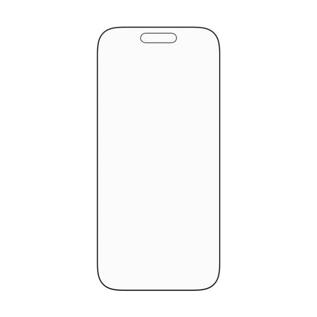 PanzerGlass iPhone 17 Pro Stealth Skærmbeskyttelse - Ultra-Wide Fit - Gennemsigtig / Sort Kant