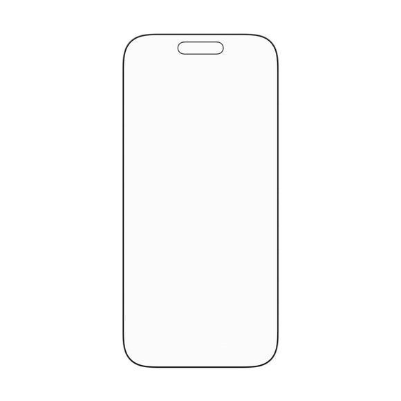 PanzerGlass iPhone 17 Pro Stealth Skærmbeskyttelse - Ultra-Wide Fit - Gennemsigtig / Sort Kant