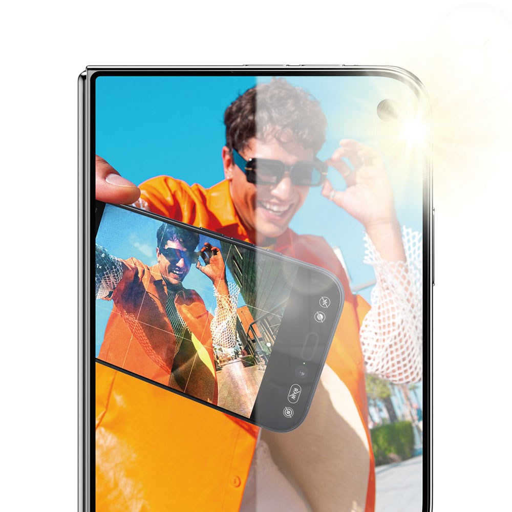 iPhone Duo PanzerGlass Skærmbeskyttelse m. FastFit In-A-Box - Anti-Reflekterende - Gennemsigtig
