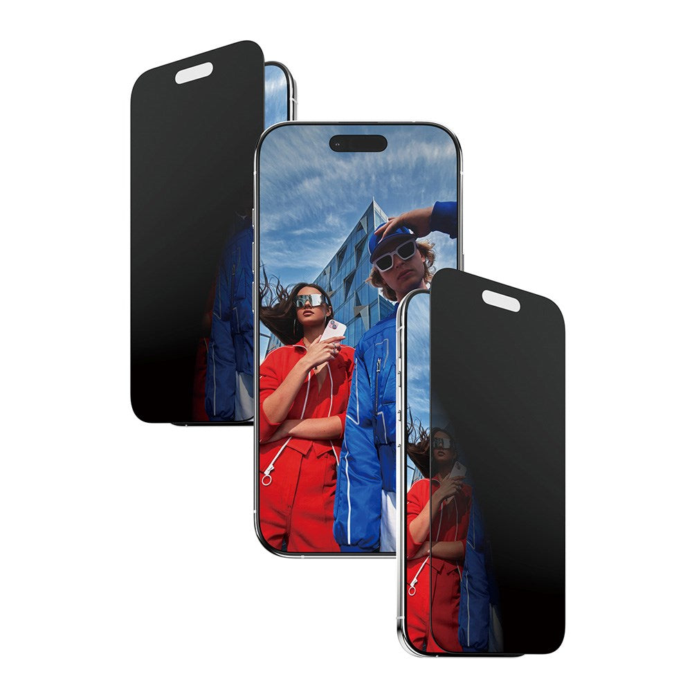 PanzerGlass iPhone Air 2-Way Privacy Skærmbeskyttelse - Ultra-Wide Fit - Gennemsigtig