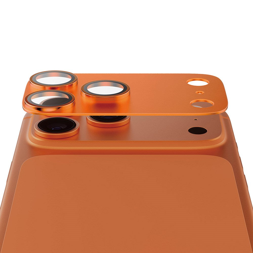 iPhone 17 Pro PanzerGlass FENDER Kameralinsebeskyttelse - Cosmic Orange