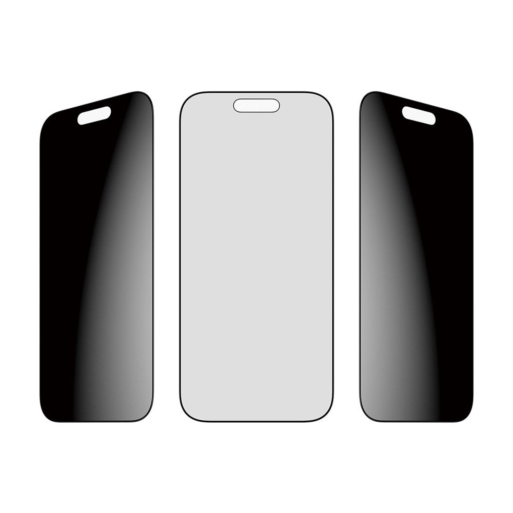 PanzerGlass iPhone 17 / 16 Pro 2-Way Privacy Skærmbeskyttelse - Ultra-Wide Fit - Gennemsigtig