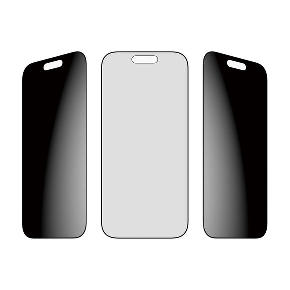PanzerGlass iPhone 17 / 16 Pro 2-Way Privacy Skærmbeskyttelse - Ultra-Wide Fit - Gennemsigtig