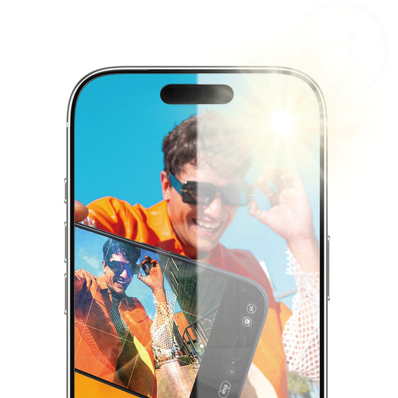 PanzerGlass iPhone 17 Pro Ultra Wide Fit Skærmbeskyttelse m. EasyAligner - Anti-Reflective - Gennemsigtig