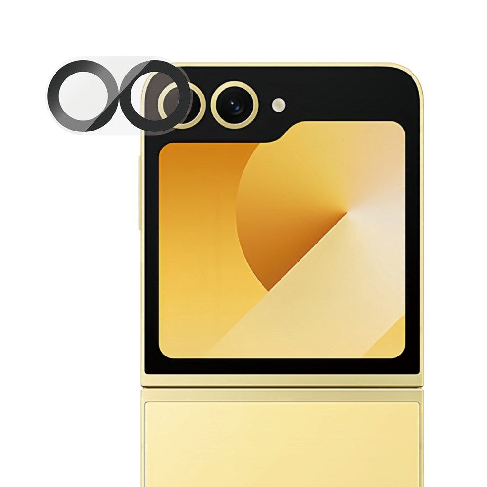 PanzerGlass Samsung Galaxy Z Flip7 FE PicturePerfect Kameralinsebeskyttelse - Gennemsigtig / Sort