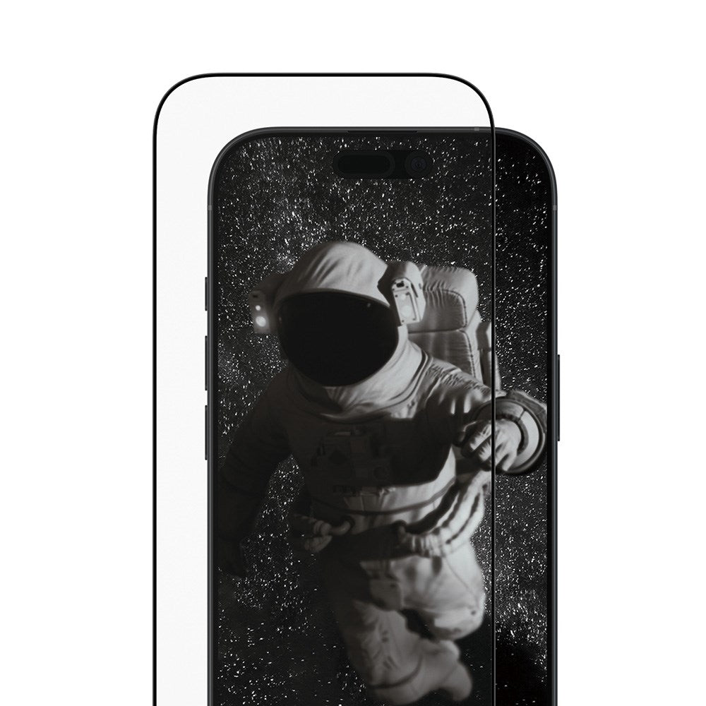 PanzerGlass iPhone 17 / 16 Pro Ceramic Skærmbeskyttelse m. EasyAligner - Ultra Wide Fit - Gennemsigtig