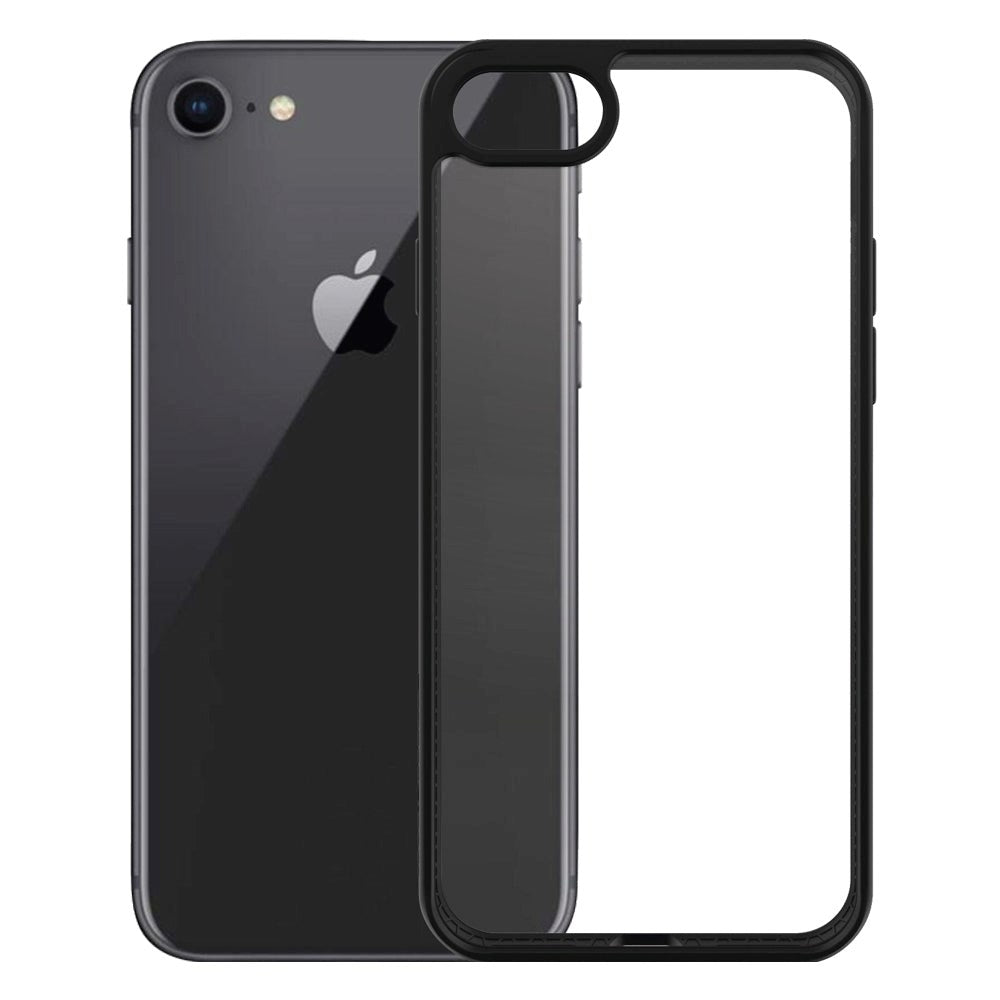 iPhone SE (2022 / 2020) / 8 / 7 / 6s / 6 PanzerGlass ClearCase Cover m. Sorte Kanter