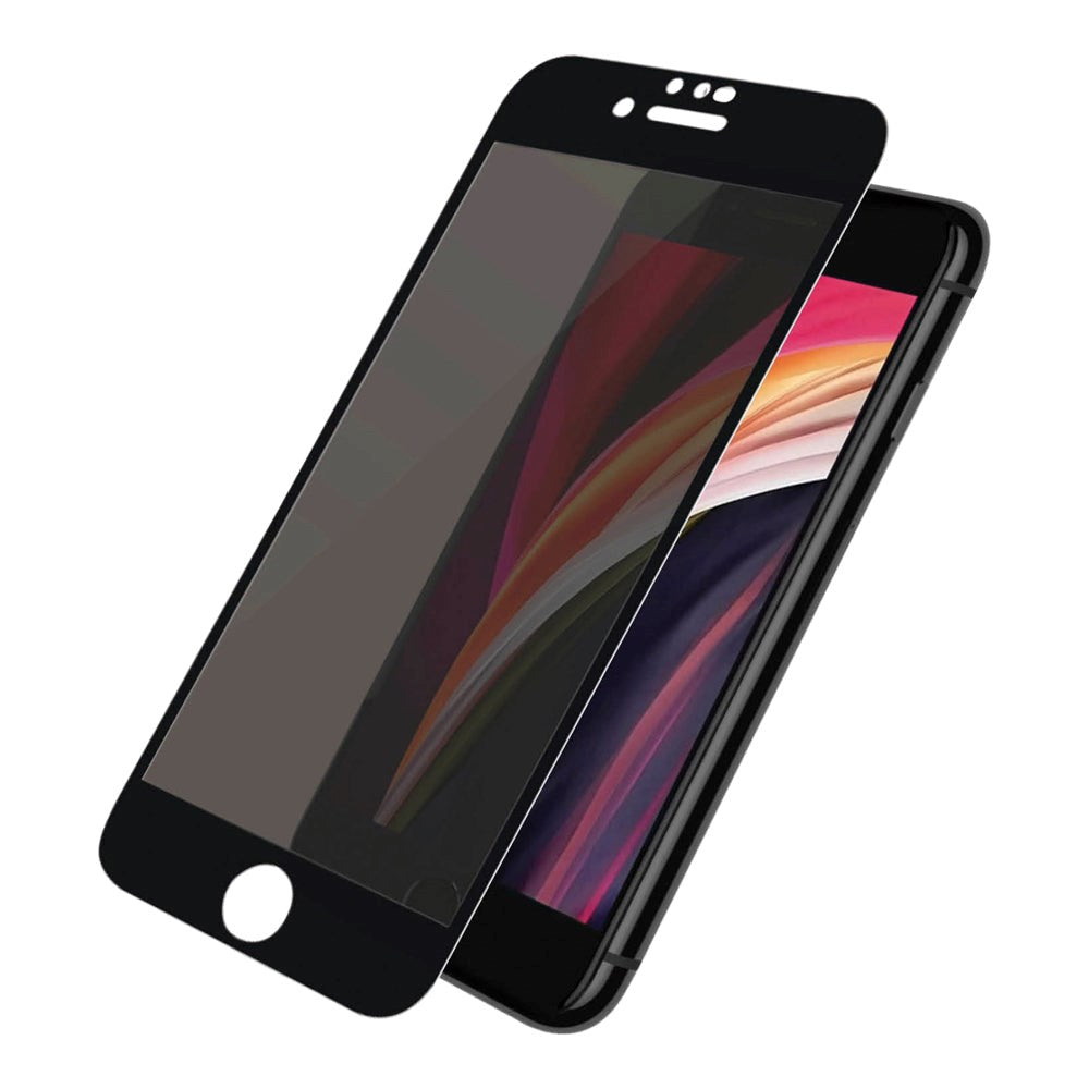 iPhone SE (2022 / 2020) / 8 / 7 / 6s / 6 PanzerGlass Case-Friendly Skærmbeskyttelse - Privacy - Sort