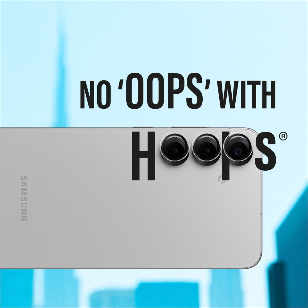 Samsung Galaxy S25+ (Plus) PanzerGlass Hoops - Kamerabeskyttelse - Gennemsigtig