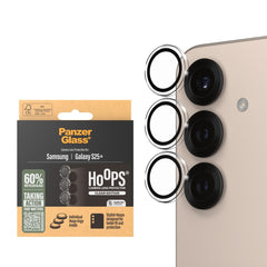 Samsung Galaxy S25+ (Plus) PanzerGlass Hoops - Kamerabeskyttelse - Gennemsigtig