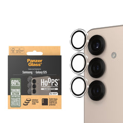 Samsung Galaxy S25 PanzerGlass Hoops - Kamerabeskyttelse - Gennemsigtig