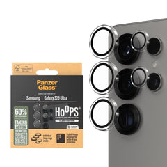 Samsung Galaxy S25 Ultra PanzerGlass Hoops - Kamerabeskyttelse - Gennemsigtig