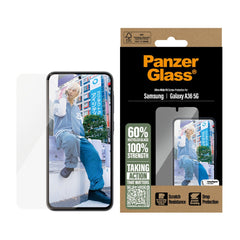 Samsung Galaxy A36 (5G) PanzerGlass Ultra Wide Fit Skærmbeskyttelse m. EasyAligner - Gennemsigtig