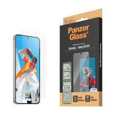 Samsung Galaxy S25 PanzerGlass Ultra-Wide Fit Skærmbeskyttelsesglas - Gennemsigtig