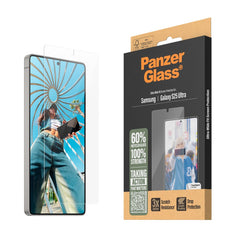 Samsung Galaxy S25 Ultra PanzerGlass Ultra-Wide Fit Skærmbeskyttelsesglas - Gennemsigtig