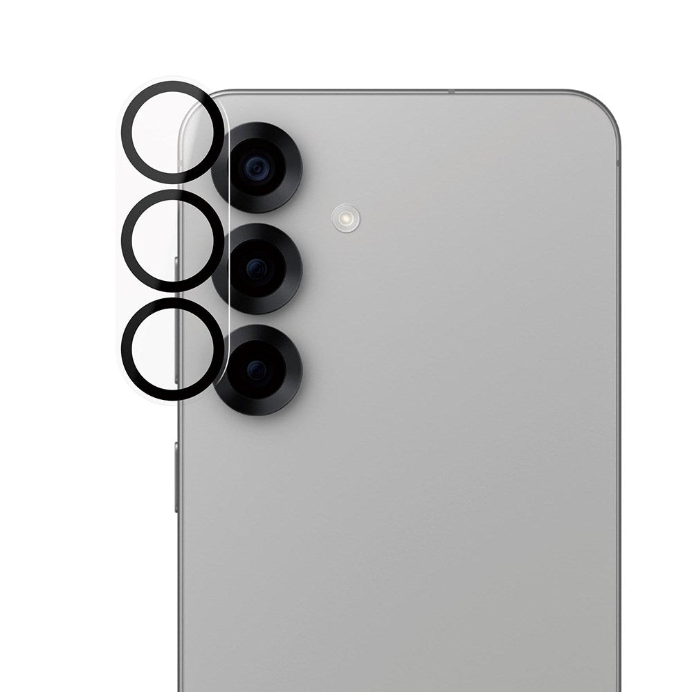 Samsung Galaxy S25 PanzerGlass PicturePerfect - Kamerabeskyttelse - Gennemsigtig / Sort