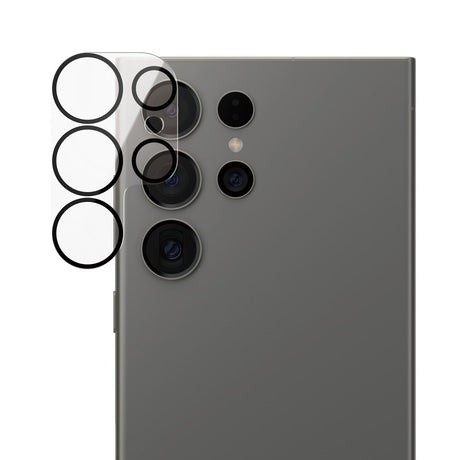 Samsung Galaxy S25 Ultra PanzerGlass PicturePerfect - Kamerabeskyttelse - Gennemsigtig / Sort