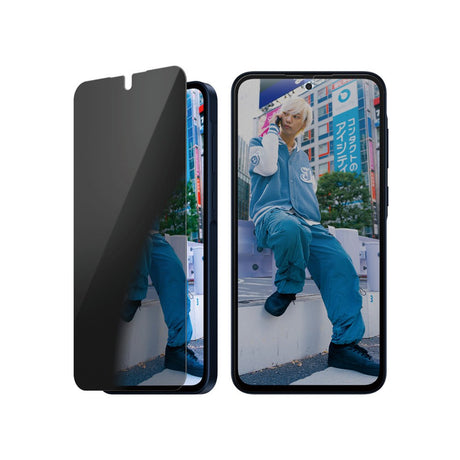 Samsung Galaxy A36 (5G) PanzerGlass Ultra Wide Fit Privacy Skærmbeskyttelse m. EasyAligner - Gennemsigtig