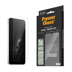 PanzerGlass Samsung Galaxy S25+ (Plus) - Ultra-Wide Fit Ceramic  Skærmbeskyttelsesglas - Gennemsigtig