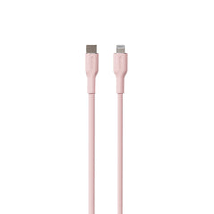 PURO Soft USB-C til Lightning Kabel 1.5m - Lyserød